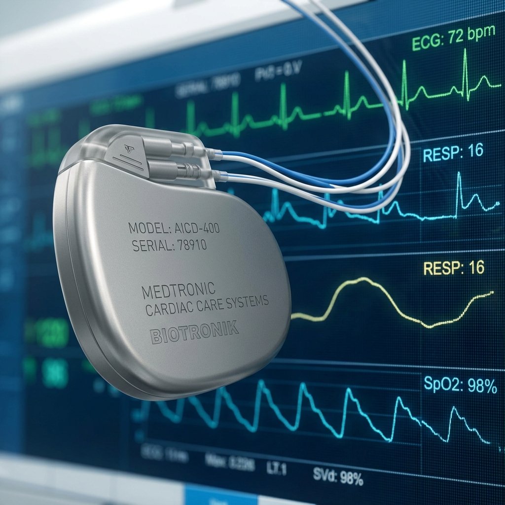 AICD Defibrillator Device Shell Visual
